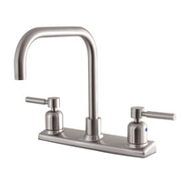 Thumbnail for Kingston Brass FB2148DL Concord 8-Inch Centerset Kitchen Faucet, Brushed Nickel - BNGBath