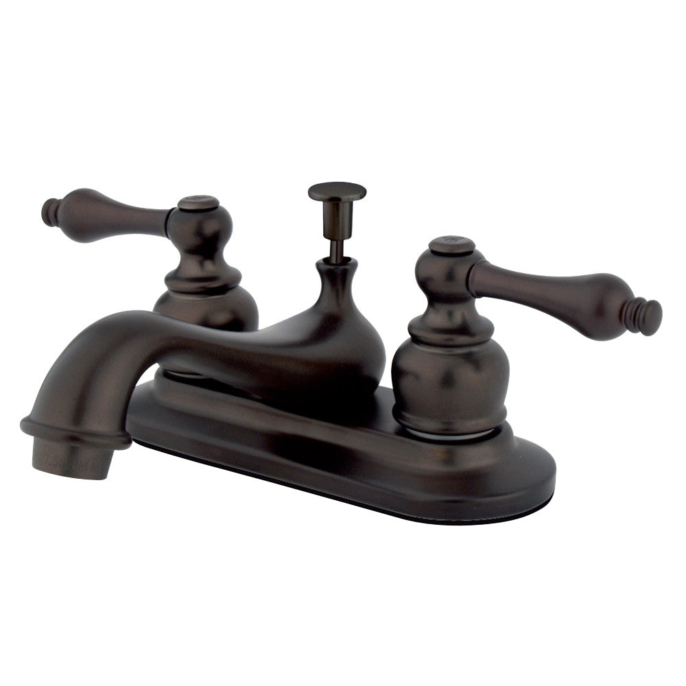 Kingston Brass KB605AL Restoration 4 in. Centerset Bathroom Faucet, Oil Rubbed Bronze - BNGBath