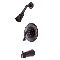 Thumbnail for Kingston Brass KB635 Magellan Tub and Shower Faucet with Single Handle, Oil Rubbed Bronze - BNGBath