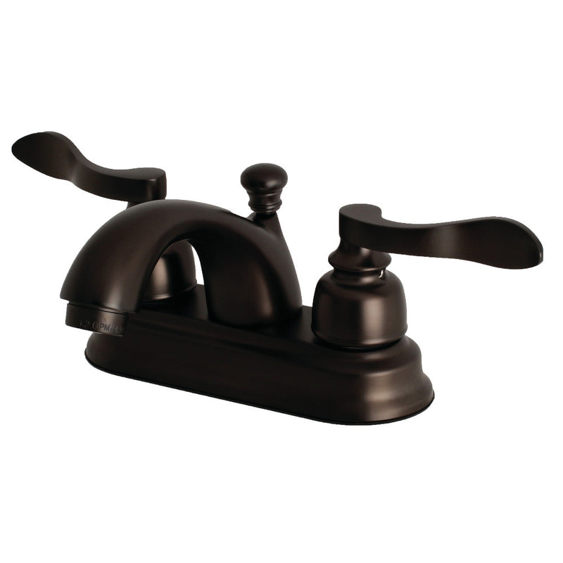 Kingston Brass FB2605NFL 4 in. Centerset Bathroom Faucet, Oil Rubbed Bronze - BNGBath