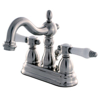 Thumbnail for Kingston Brass KB1608BPL 4 in. Centerset Bathroom Faucet, Brushed Nickel - BNGBath
