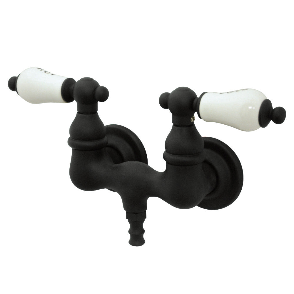 Kingston Brass CC33T5 Vintage 3-3/8-Inch Wall Mount Tub Faucet, Oil Rubbed Bronze - BNGBath