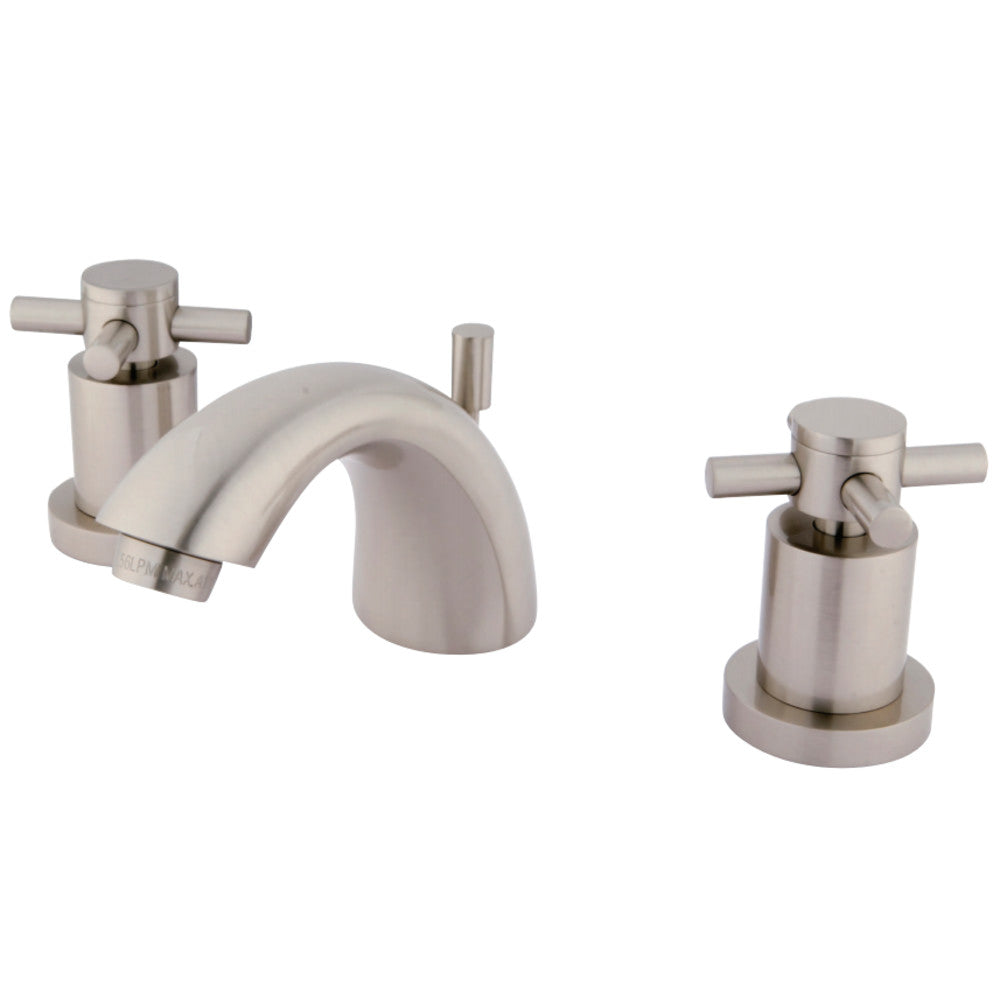 Kingston Brass KS2958DX Mini-Widespread Bathroom Faucet, Brushed Nickel - BNGBath