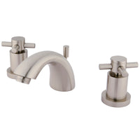 Thumbnail for Kingston Brass KS2958DX Mini-Widespread Bathroom Faucet, Brushed Nickel - BNGBath