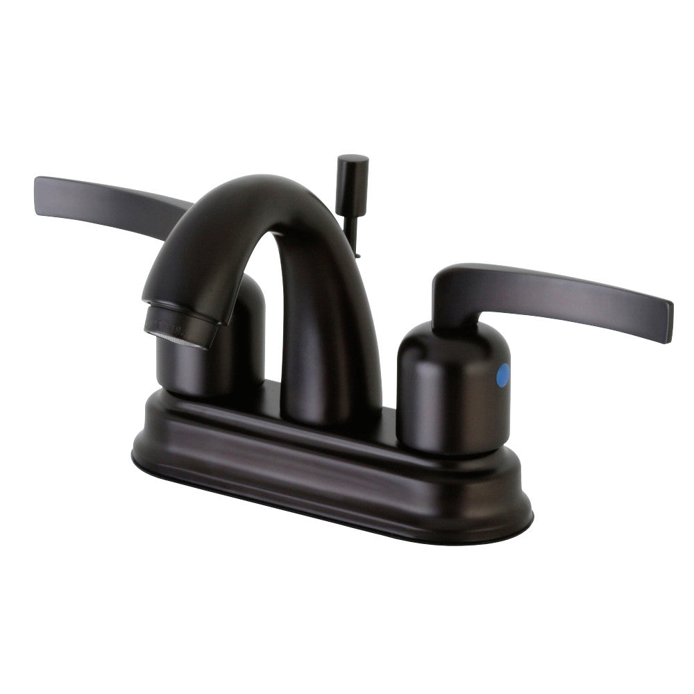 Kingston Brass FB5615EFL 4 in. Centerset Bathroom Faucet, Oil Rubbed Bronze - BNGBath