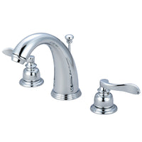 Thumbnail for Kingston Brass KB8981NFL 8 in. Widespread Bathroom Faucet, Polished Chrome - BNGBath