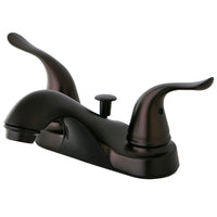 Thumbnail for Kingston Brass KB5625YL 4 in. Centerset Bathroom Faucet, Oil Rubbed Bronze - BNGBath