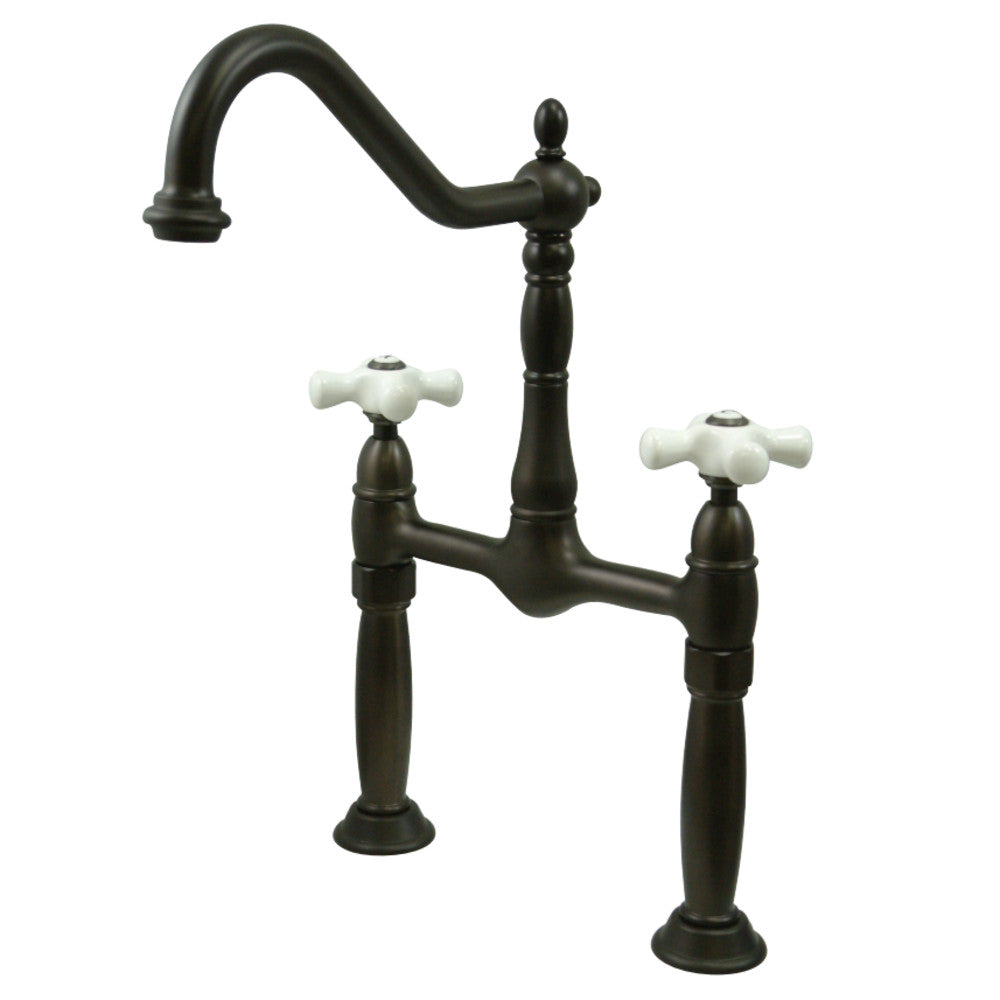 Kingston Brass KS1075PX Vessel Sink Faucet, Oil Rubbed Bronze - BNGBath