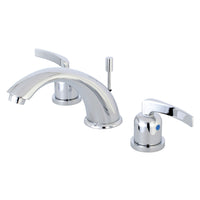 Thumbnail for Kingston Brass KB8961EFL 8 in. Widespread Bathroom Faucet, Polished Chrome - BNGBath