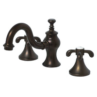 Thumbnail for Kingston Brass KC7165TX 8 in. Widespread Bathroom Faucet, Oil Rubbed Bronze - BNGBath