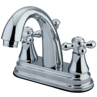 Thumbnail for Kingston Brass KS7611AX 4 in. Centerset Bathroom Faucet, Polished Chrome - BNGBath