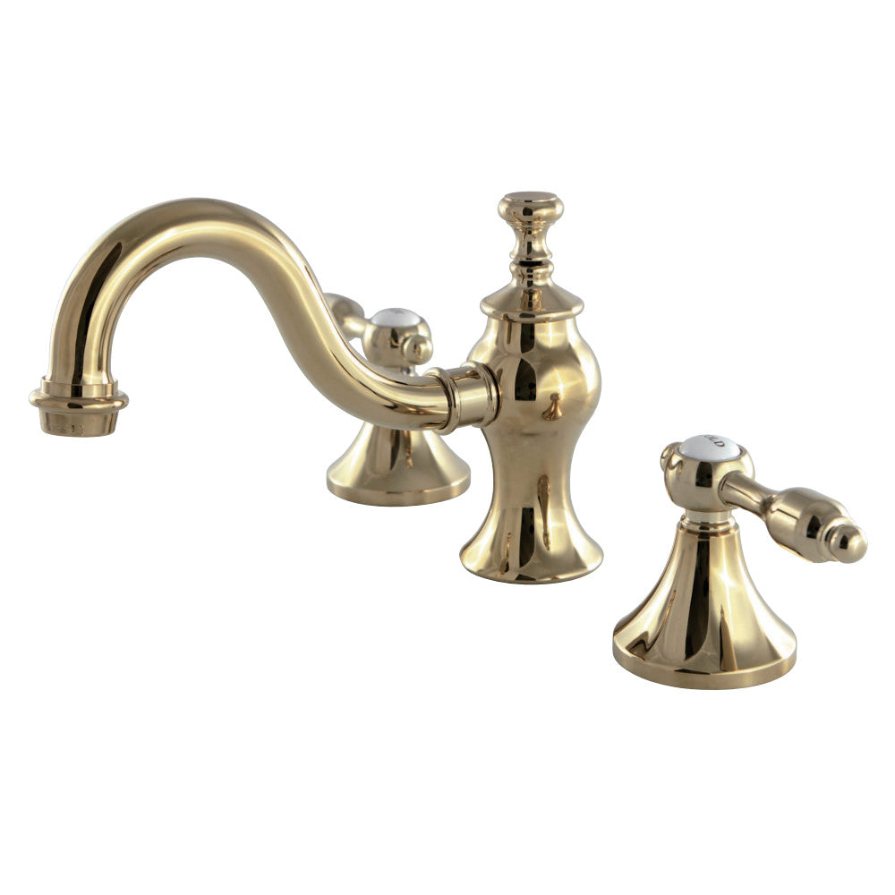 Kingston Brass KC7162TAL 8 in. Widespread Bathroom Faucet, Polished Brass - BNGBath