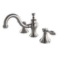 Thumbnail for Kingston Brass KC7168TAL 8 in. Widespread Bathroom Faucet, Brushed Nickel - BNGBath