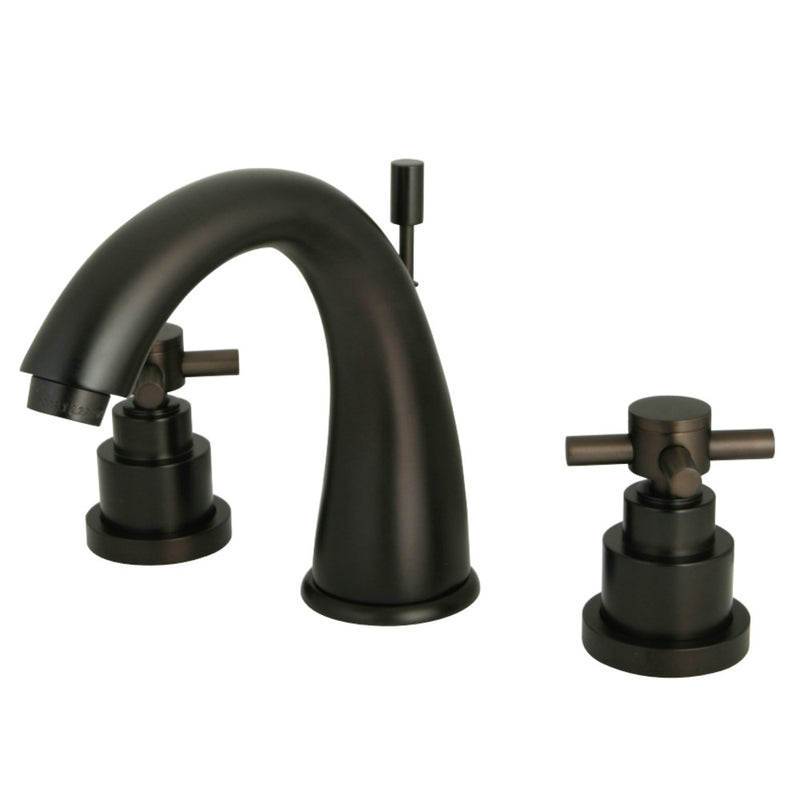 Kingston Brass KS2965EX 8 in. Widespread Bathroom Faucet, Oil Rubbed Bronze - BNGBath