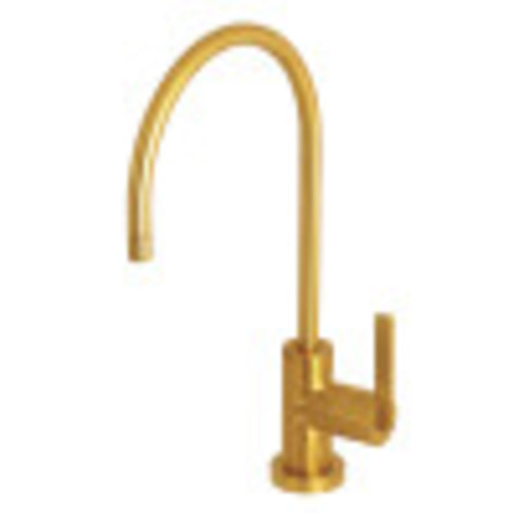 Kingston Brass KS8197CTL Continental Single-Handle Water Filtration Faucet, Brushed Brass - BNGBath