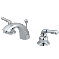 Thumbnail for Kingston Brass KB951 Magellan Mini-Widespread Bathroom Faucet, Polished Chrome - BNGBath
