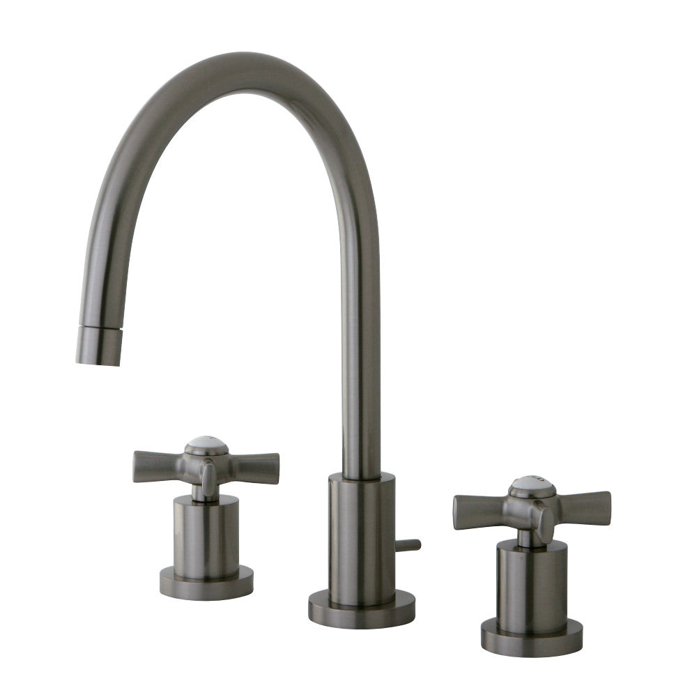 Kingston Brass KS8928ZX 8 in. Widespread Bathroom Faucet, Brushed Nickel - BNGBath