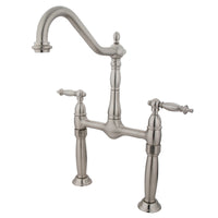 Thumbnail for Kingston Brass KS1078TL Vessel Sink Faucet, Brushed Nickel - BNGBath