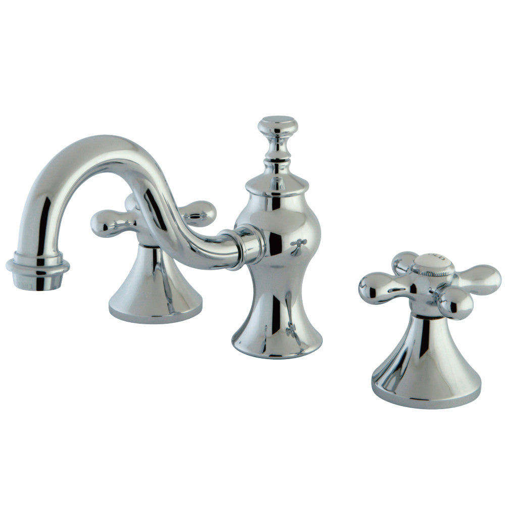 Kingston Brass KC7161AX 8 in. Widespread Bathroom Faucet, Polished Chrome - BNGBath