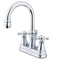 Thumbnail for Kingston Brass KS2611BX 4 in. Centerset Bathroom Faucet, Polished Chrome - BNGBath