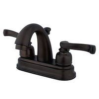 Thumbnail for Kingston Brass KB5615FL 4 in. Centerset Bathroom Faucet, Oil Rubbed Bronze - BNGBath