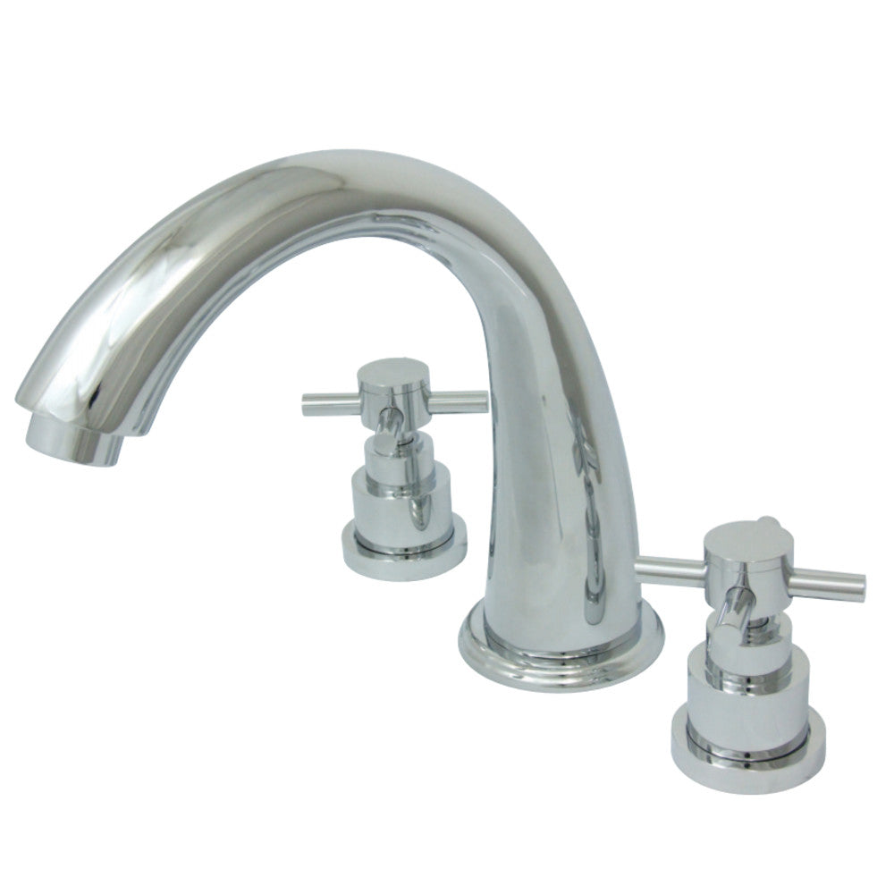 Kingston Brass KS2361EX Roman Tub Faucet, Polished Chrome - BNGBath