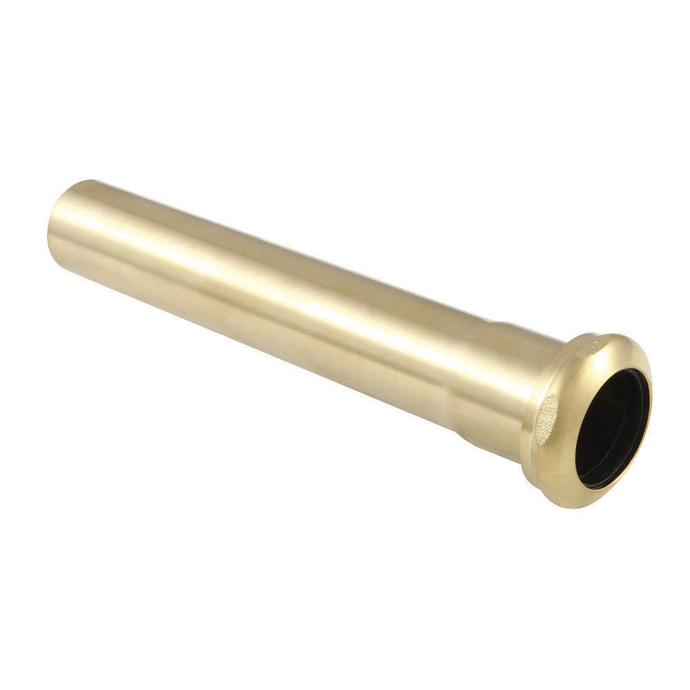 Fauceture EVP1007 Century 8-Inch X 1-1/4 Inch O.D Slip Joint Brass Extension Tube, Brushed Brass - BNGBath