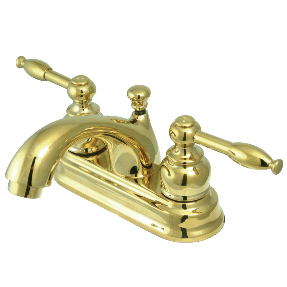 Kingston Brass GKB2602KL 4 in. Centerset Bathroom Faucet, Polished Brass - BNGBath