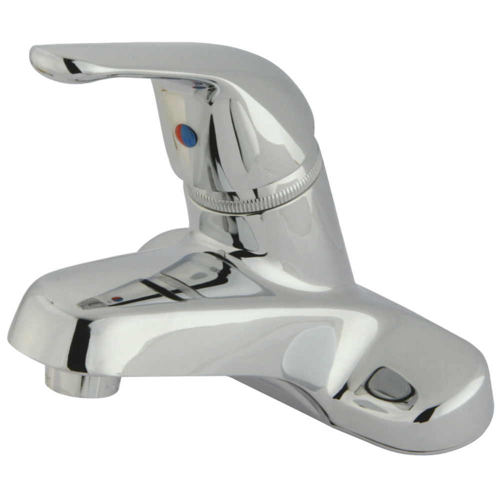 Kingston Brass KB541LP Single-Handle 4 in. Centerset Bathroom Faucet, Polished Chrome - BNGBath