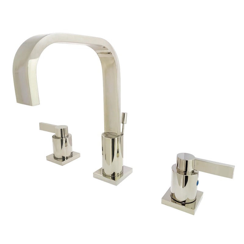 Fauceture FSC8969NDL NuvoFusion Widespread Bathroom Faucet, Polished Nickel - BNGBath