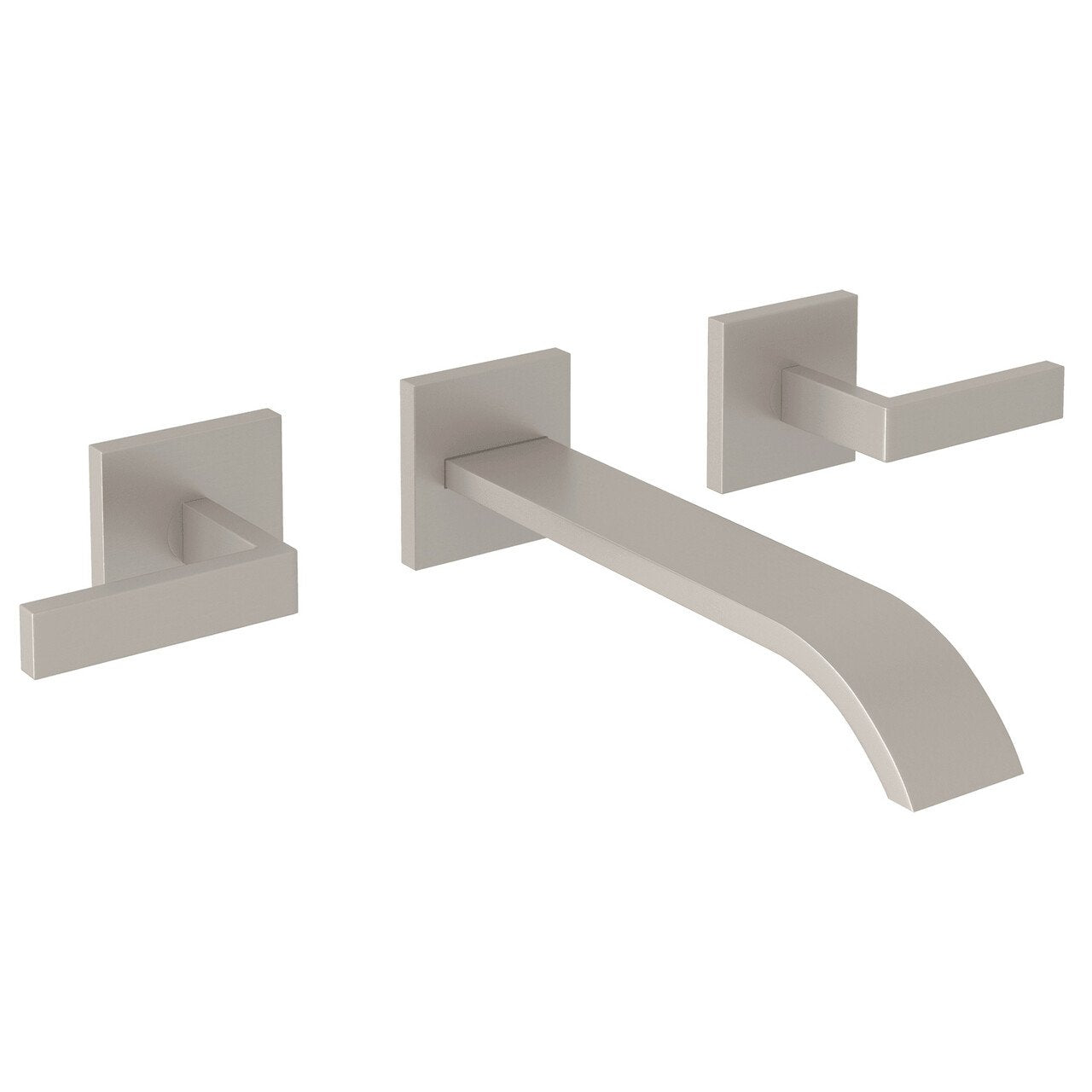 ROHL Wave 3-Hole Wall Mount Tub Filler with Lever Handles - BNGBath