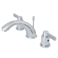 Thumbnail for Kingston Brass KB8961NDL 8 in. Widespread Bathroom Faucet, Polished Chrome - BNGBath