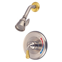 Thumbnail for Kingston Brass KB639SO Magellan Shower Only for KB639, Brushed Nickel/Polished Brass - BNGBath