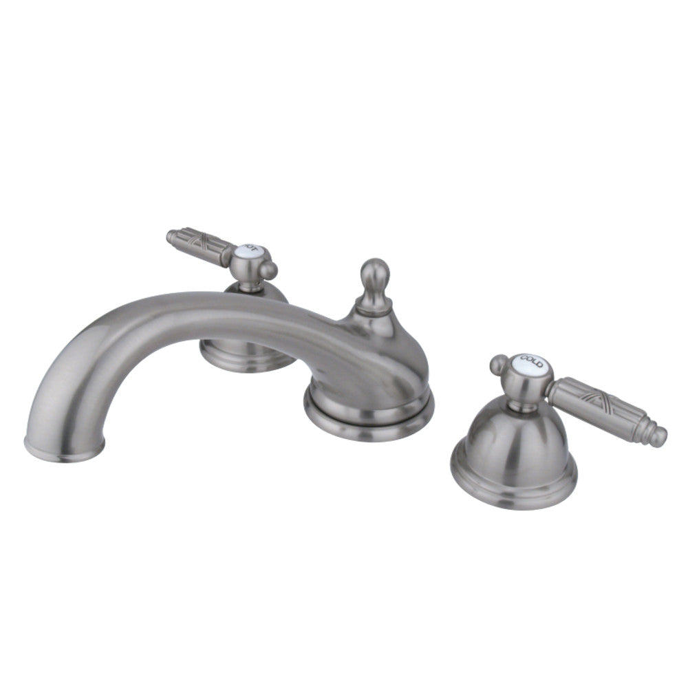 Kingston Brass KS3358GL Georgian Roman Tub Faucet, Brushed Nickel - BNGBath