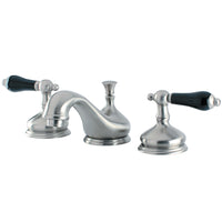 Thumbnail for Kingston Brass KS1168PKL Duchess Widespread Bathroom Faucet with Brass Pop-Up, Brushed Nickel - BNGBath
