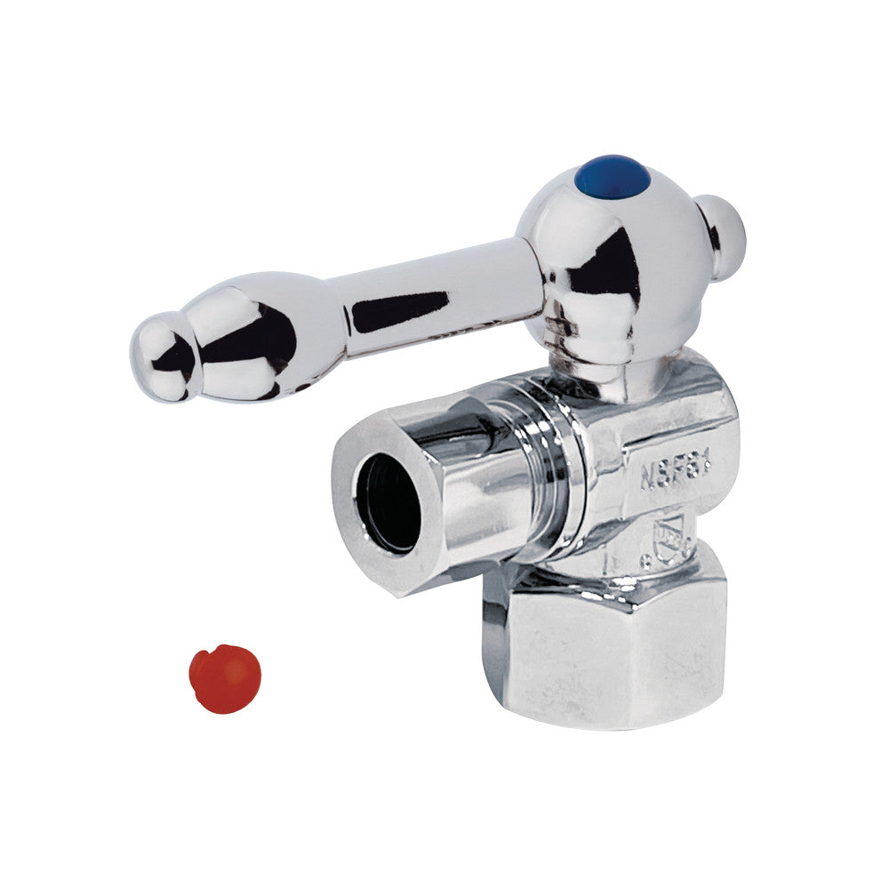 Kingston Brass CC43101KL 1/2" IPS X 3/8" OD Comp Angle Stop Valve, Polished Chrome - BNGBath