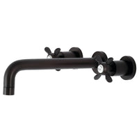 Thumbnail for Kingston Brass KS8025BEX Essex Two-Handle Wall Mount Tub Faucet, Oil Rubbed Bronze - BNGBath
