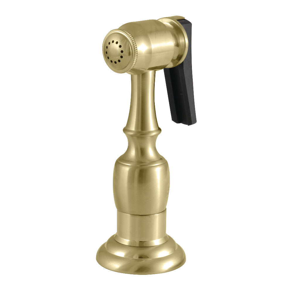 Kingston Brass KBSPR7 Kitchen Faucet Side Sprayer, Brushed Brass - BNGBath