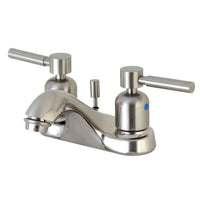 Thumbnail for Kingston Brass FB5628DL 4 in. Centerset Bathroom Faucet, Brushed Nickel - BNGBath