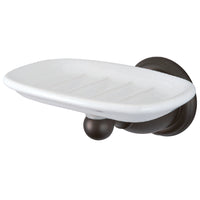 Thumbnail for Kingston Brass BA1755ORB Heritage Wall-Mount Soap Dish, Oil Rubbed Bronze - BNGBath