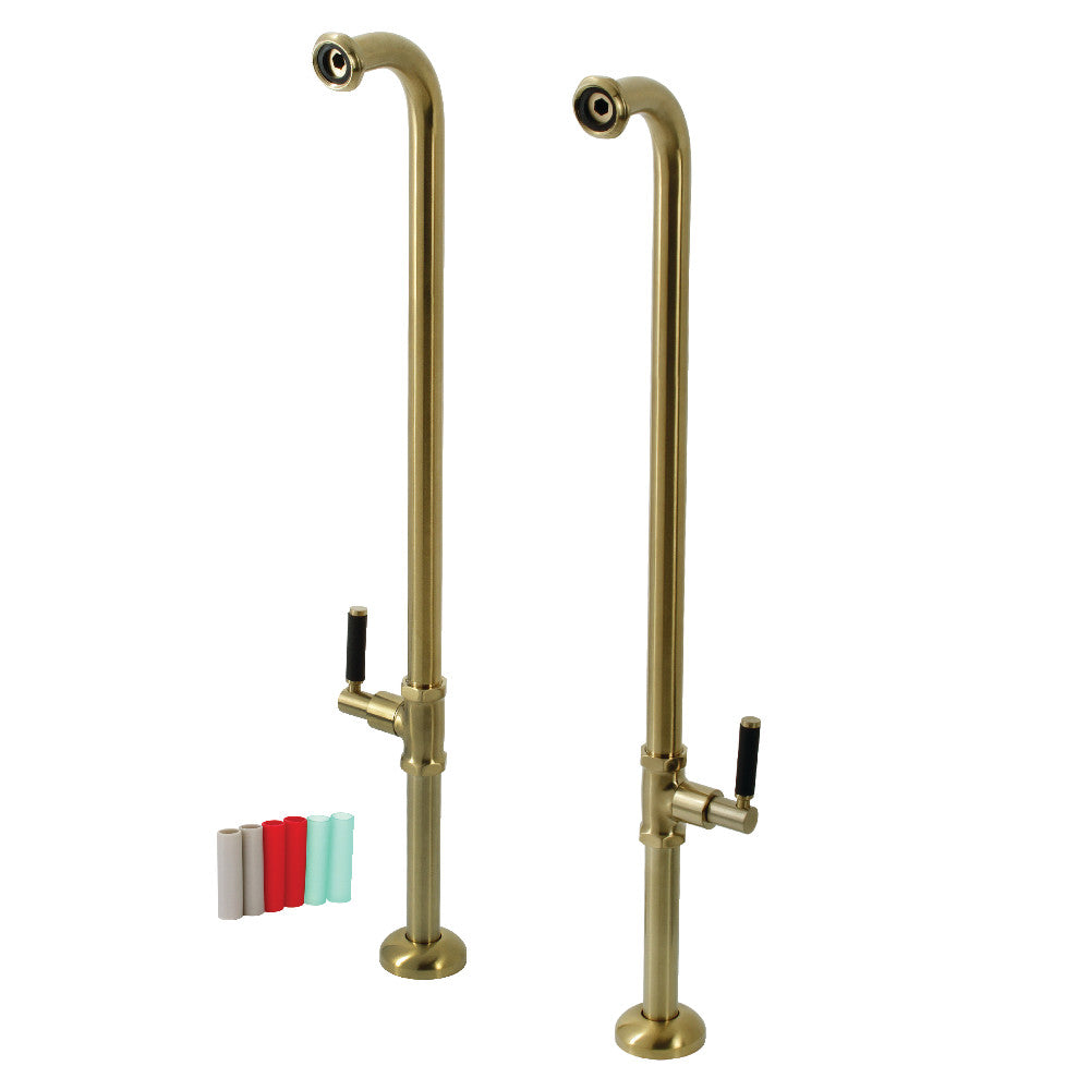 Kingston Brass AE810S7DKL Concord Freestanding Tub Supply Line, Brushed Brass - BNGBath
