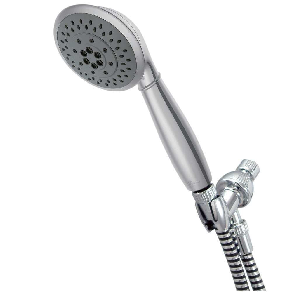 Kingston Brass KX2528 5-Function Hand Shower with Plastic Hose, Brushed Nickel - BNGBath