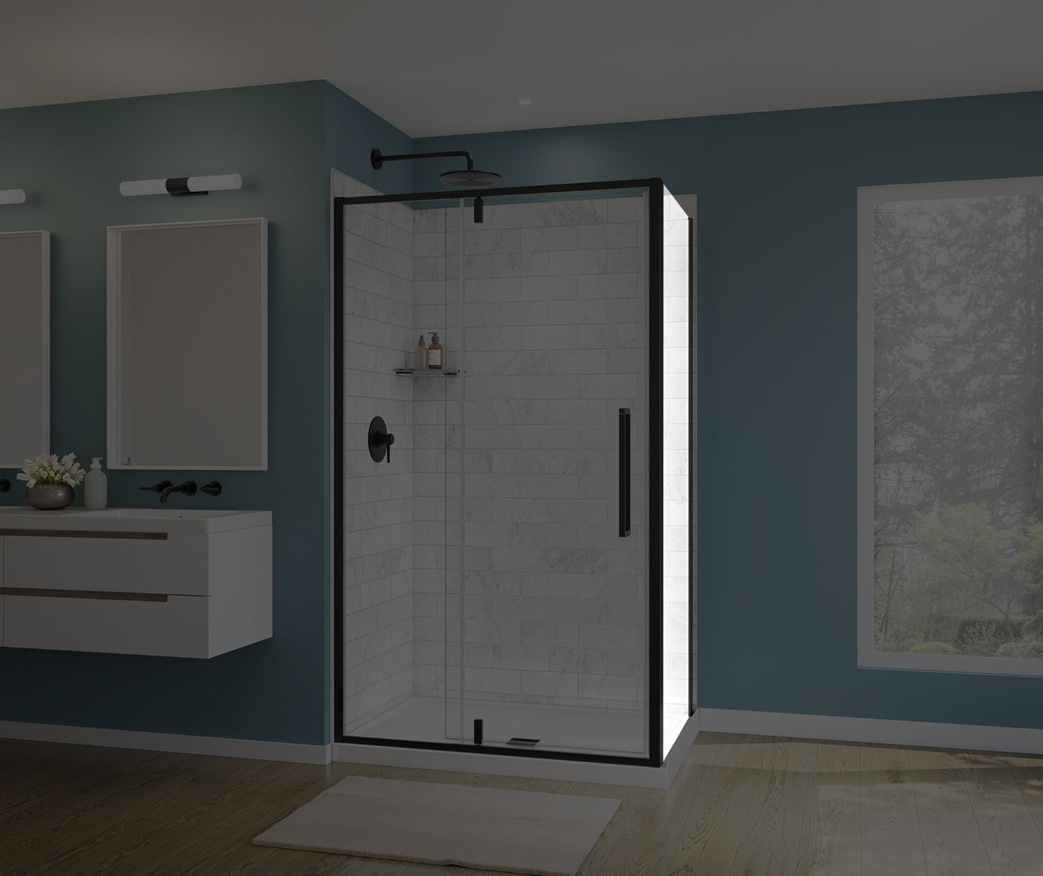 Uptown Return Panel for 36 in. Base Return Panels Shower door – BNGBath