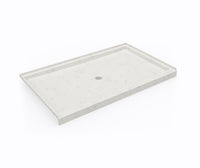 Thumbnail for SS-3660 36 x 60 Swanstone Alcove Shower Pan with Center Drain Carrara