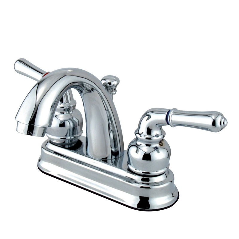 Kingston Brass KB5611NML 4 in. Centerset Bathroom Faucet, Polished Chrome - BNGBath