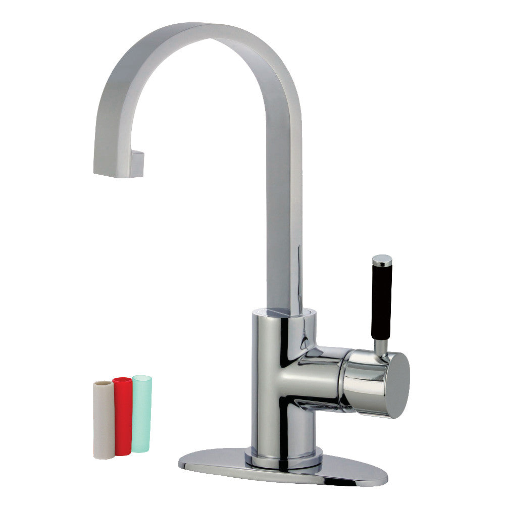 Fauceture LS8211DKL Kaiser Single-Handle Bathroom Faucet Drain, Polished Chrome - BNGBath