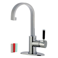 Thumbnail for Fauceture LS8211DKL Kaiser Single-Handle Bathroom Faucet Drain, Polished Chrome - BNGBath