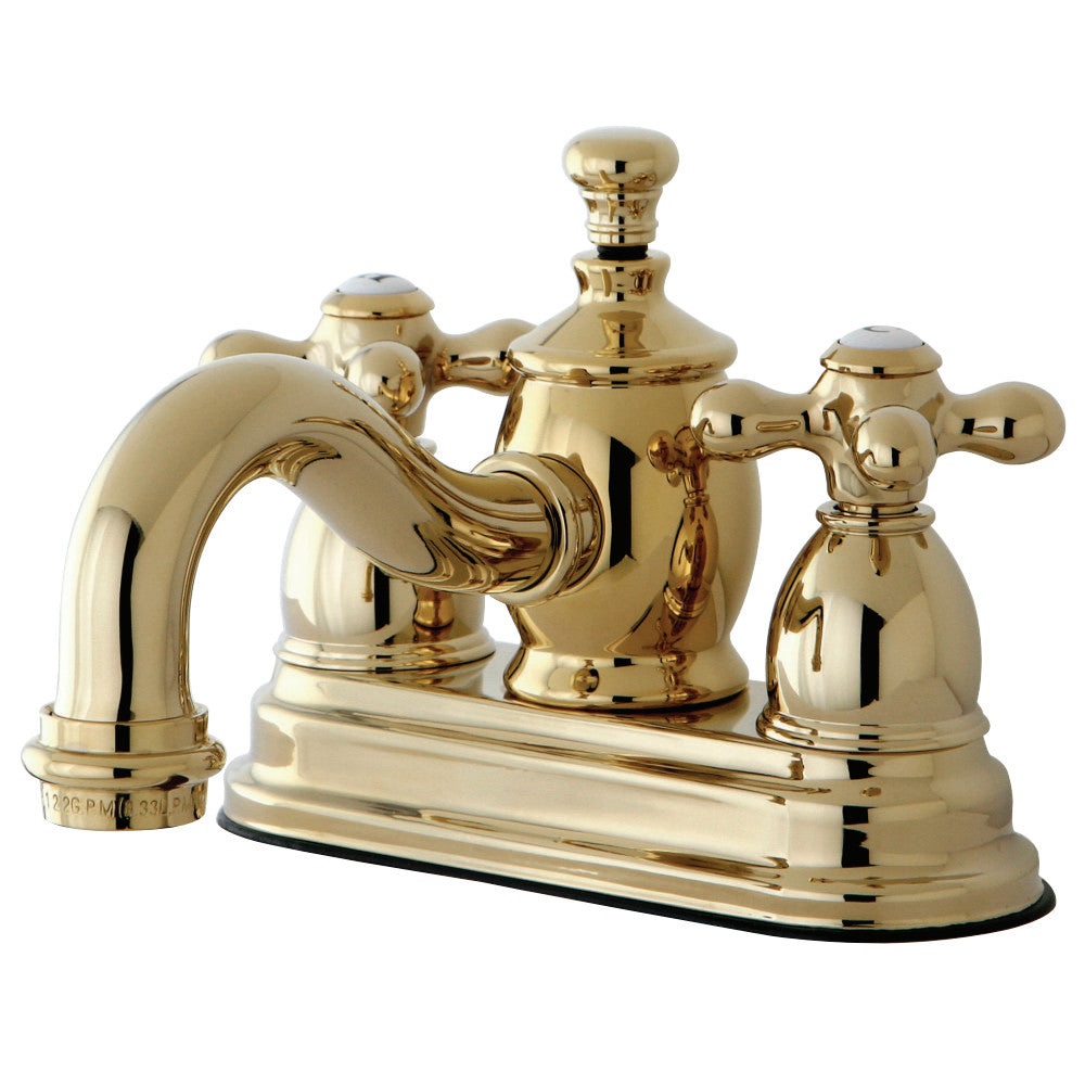 Kingston Brass KS7102AX 4 in. Centerset Bathroom Faucet, Polished Brass - BNGBath