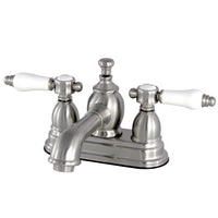 Thumbnail for Kingston Brass KS7008BPL 4 in. Centerset Bathroom Faucet, Brushed Nickel - BNGBath