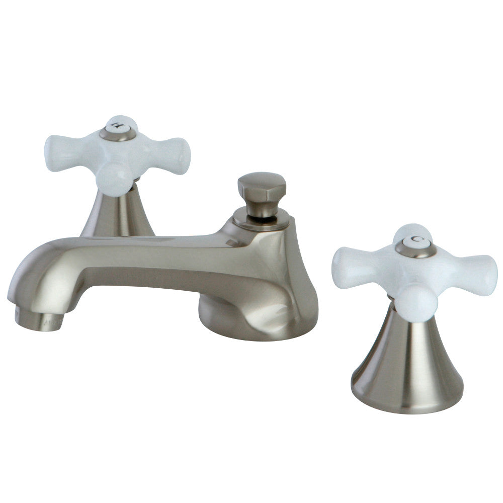 Kingston Brass KS4478PX 8 in. Widespread Bathroom Faucet, Brushed Nickel - BNGBath